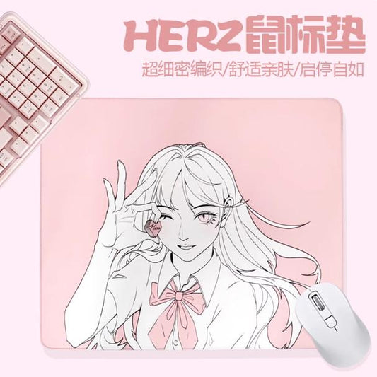 Duhuk HERZ Poron / Rubber Base Gaming Mousepad (Hybrid)