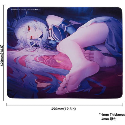 TALONGAMES Maboroshi / Hong Soft Rubber Base Gaming Mousepad (Hybrid-Speed) Artisan Hien surface