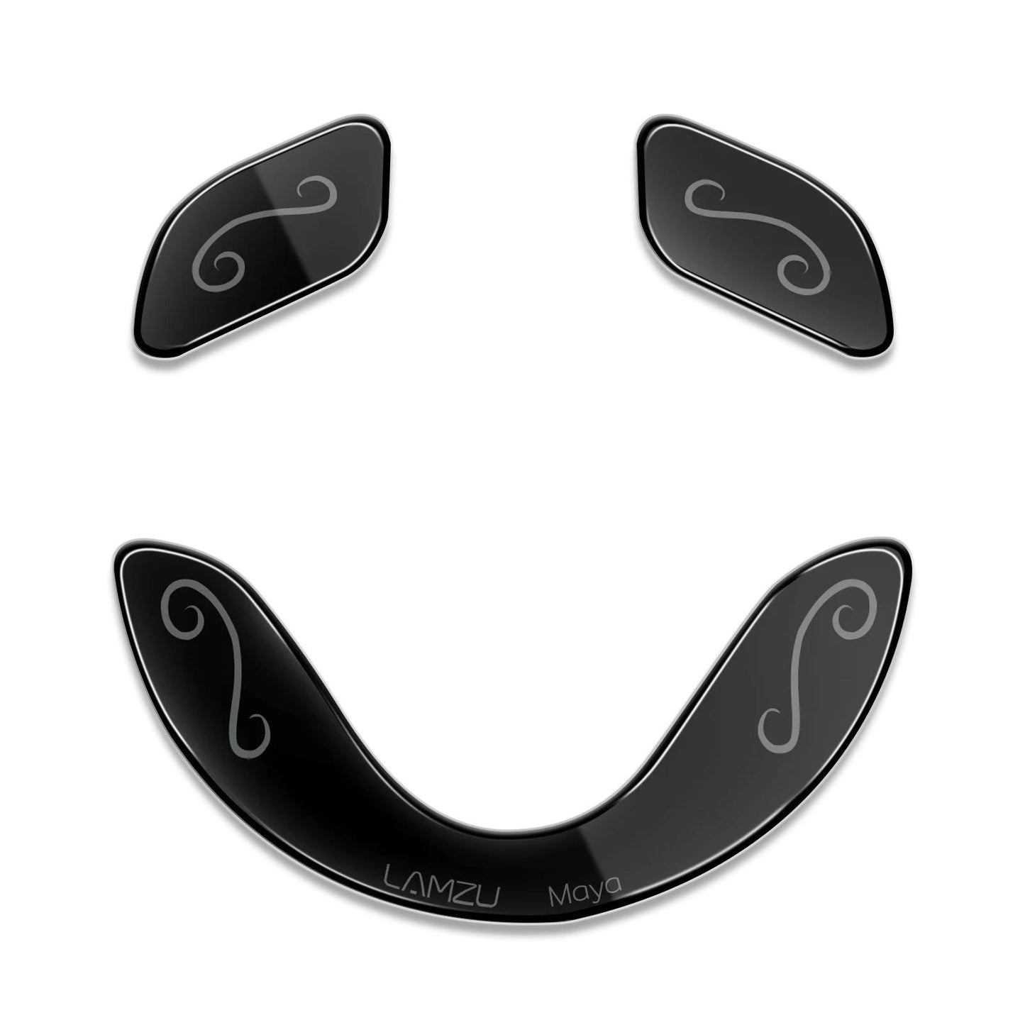 Lamzu Maya X Glass Mouse Feet /  Glass Skate (Speed)