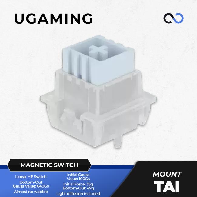 UGAMING Mountain Tai HE Magnetic Hall Effect Keyboard switch (Linear)