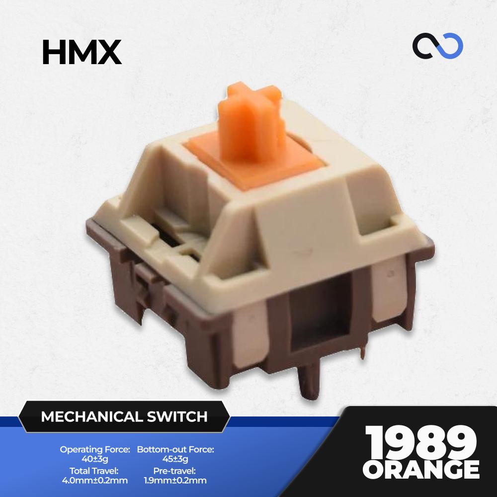 KTT x 80Retros GAME 1989 Orange Mechanical Keyboard PCB Mount Switch (Linear)