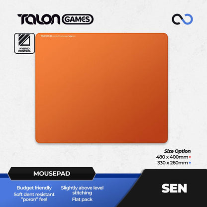 TALONGAMES SEN Soft Rubber Base Gaming Mousepad Artisan Zero Clone (Hybrid-Control)