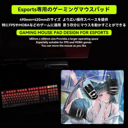 TALONGAMES Hoshi Soft Rubber Base Anime Gaming Mousepad (Control-Hybrid)