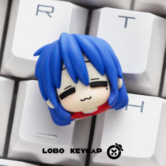 Lobo Konata Izumi Lucky Star Anime Theme Artisan Keycaps Resin Keycap