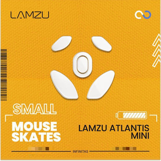 Lamzu Atlantis Mini Small PTFE Mouse Feet / Mouse Skate (Hybrid-Control)