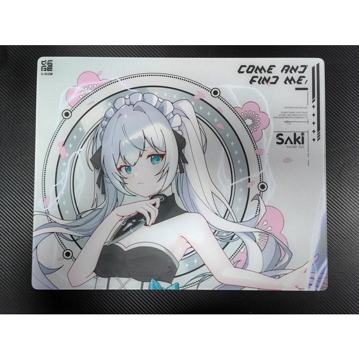 D-Glow YING Silicone Base Glass Gaming Mousepad Kaca (Speed-Control)