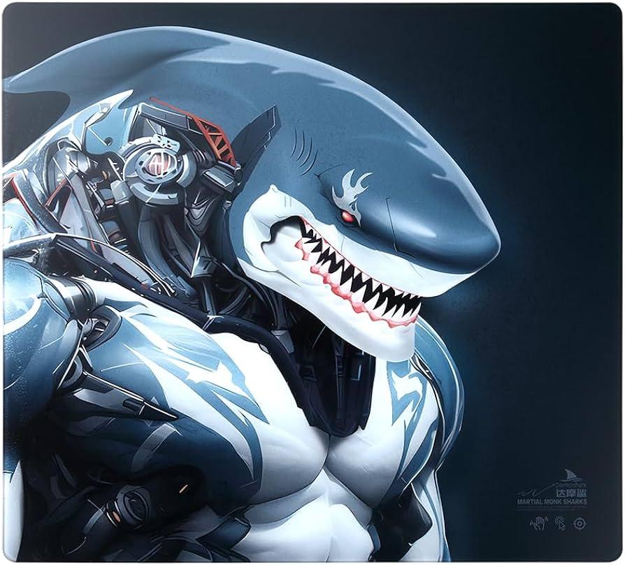 Darmoshark GP301 / GP-301 Glass Gaming Mousepad Kaca (Speed-Control)