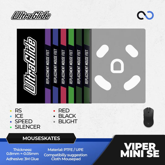 Meow Gaming Gear UltraGlide Razer Viper Mini Signature Edition Mouse Feet / Mouse Skate