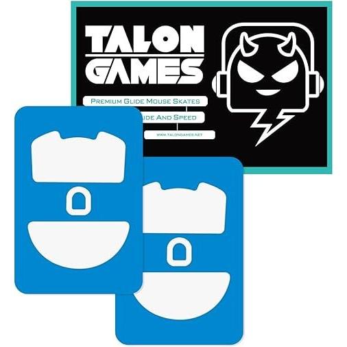 TALONGAMES Black Razer Viper V3 Pro Mouse Feet / Mouse Skate UPE for Cloth Mouse pad (Control)