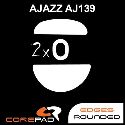 Corepad PRO Ajazz AJ139 PTFE Gaming Mouse Feet (Speed-Hybrid)
