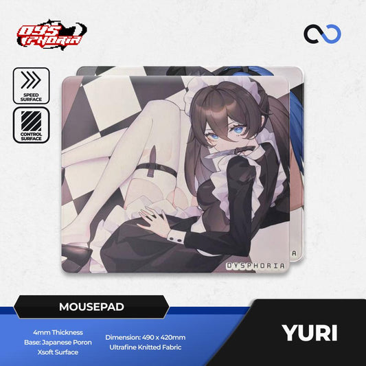 Dysphoria Yuri Poron Base Gaming Mousepad (Control / Speed)