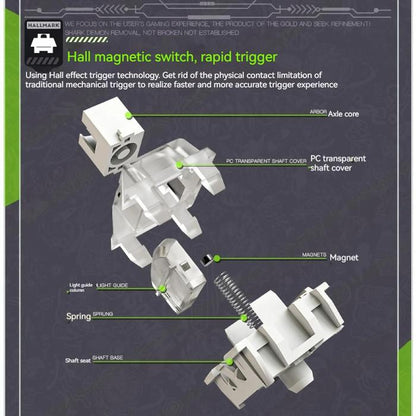 Darmoshark KT68Z / KT-68Z Hall Effect 65% Alu Keyboard Rapid Trigger Wooting