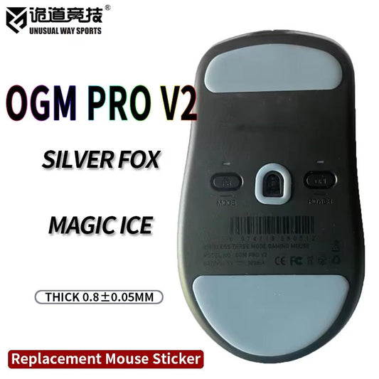 Unusual Way Sports Silver Fox Waizowl OGM Pro V2 Mouse Feet / Mouse Skate PTFE (Speed)