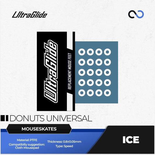 Meow Gaming Gear UltraGlide ICE Donuts Universal Mouse Feet / Mouse Skate (Speed)