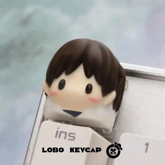 Lobo Shinji Ikari Neon Genesis Evangelion Anime Theme Artisan Keycaps Resin Keycap