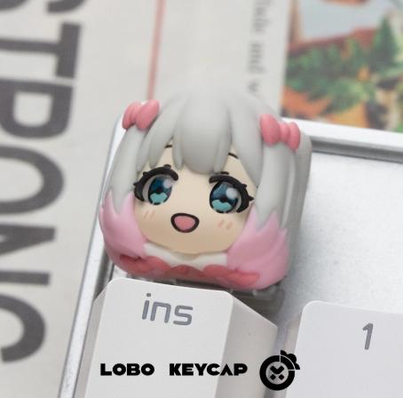 Lobo Sagiri Izumi Eromanga Sensei Anime Theme Artisan Keycaps Resin Keycap