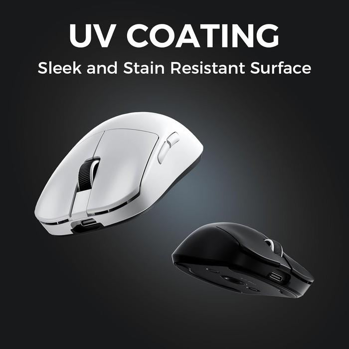 MCHOSE L7 Ultra 8K Wireless Ultra Light Weight PAW3950 Gaming Mouse X2 Shape