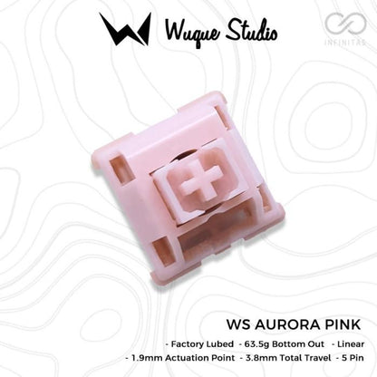 Wuque Studio Aurora Pink switch (Linear)