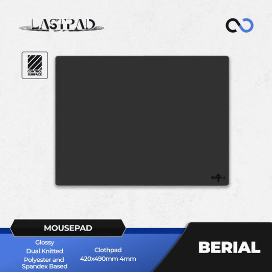 LASTPAD Berial Poron like Polyester Foam Base Gaming Mousepad (Control)