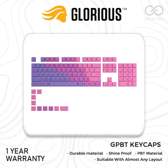 Glorious GPBT Dye sub Cherry Keycaps Nebula - 114 keys