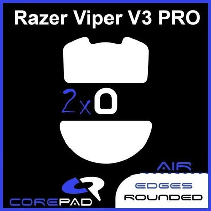 Corepad AIR Razer Viper V3 Pro PTFE Gaming Mouse Feet (Speed)