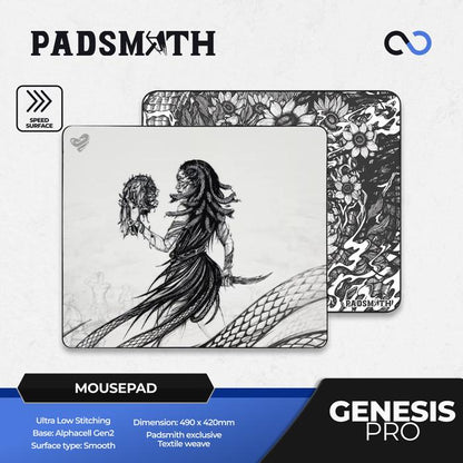Padsmith Genesis Pro Poron Base Gaming Mousepad (Speed)