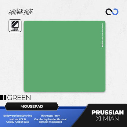 Spacepad Prussian V2 Xi Mian Rubber Base Gaming Mousepad (Hybrid-Control)
