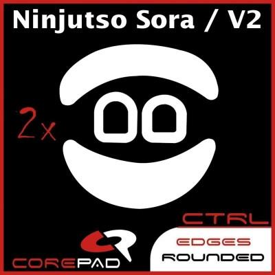 Corepad CTRL Sora V2 PTFE Mouse Feet / Mouse Skate for Cloth Mouse pad (Control)