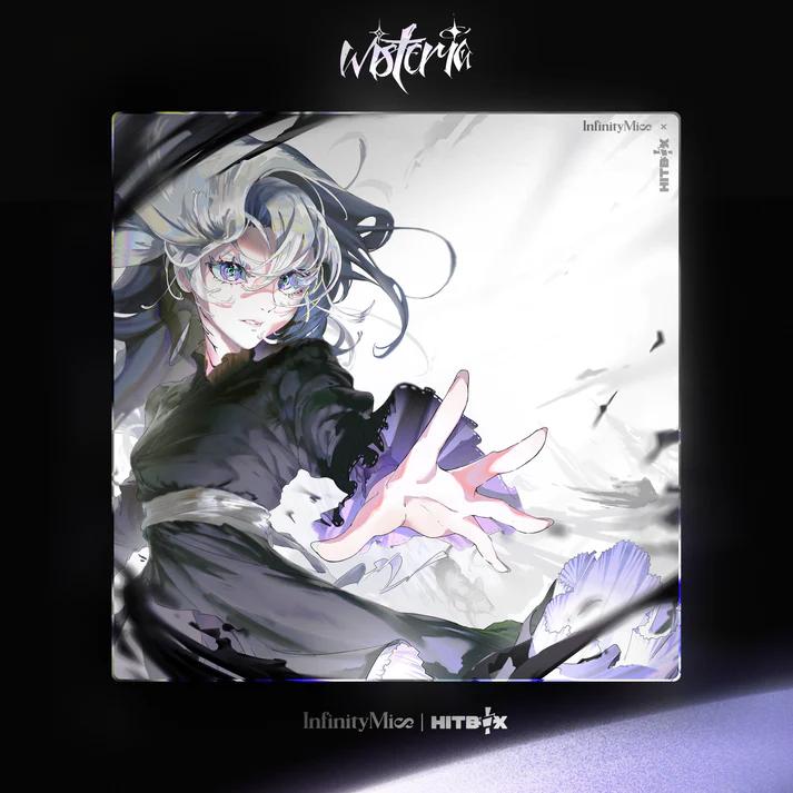 Infinity Mice Wisteria Poron Base NON-COATED Glass Gaming Mousepad Kaca (Control)