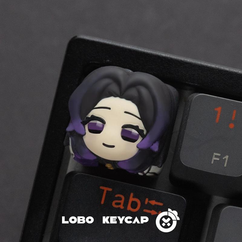 Lobo Shinobu Kocho Demon Slayer / Kimetsuno Yaiba Anime Theme Artisan Keycaps Resin Keycap
