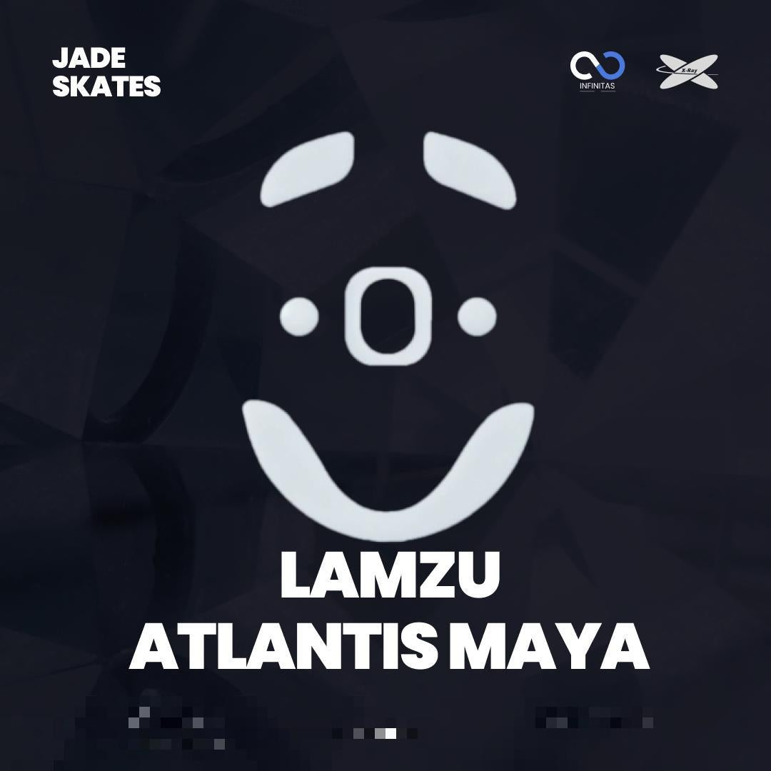 XRaypad Jade Lamzu Maya PTFE Mouse Feet / Mouse Skate for Cloth Mouse pad (Speed)