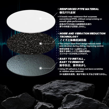 Talongames G Pro X 2 / GPX2 Silent Mouse Feet / Mouse Skate