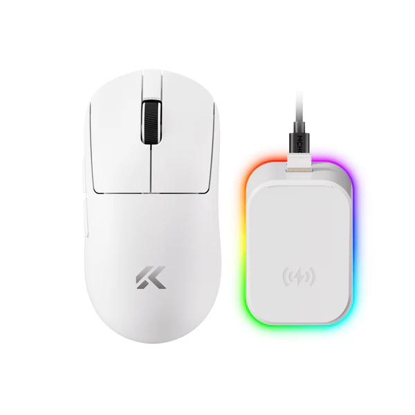 MCHOSE A7 V2 Ultra Plus 8K Wireless Ultra Light Weight PAW3950 TI Gaming Mouse GPX Shape