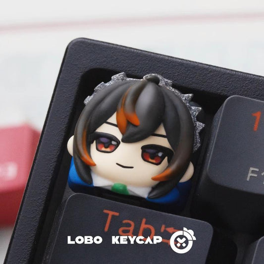 Lobo Zhu Yuan Zenless Zone Zero / ZZZ Theme Artisan Keycaps Resin Keycap