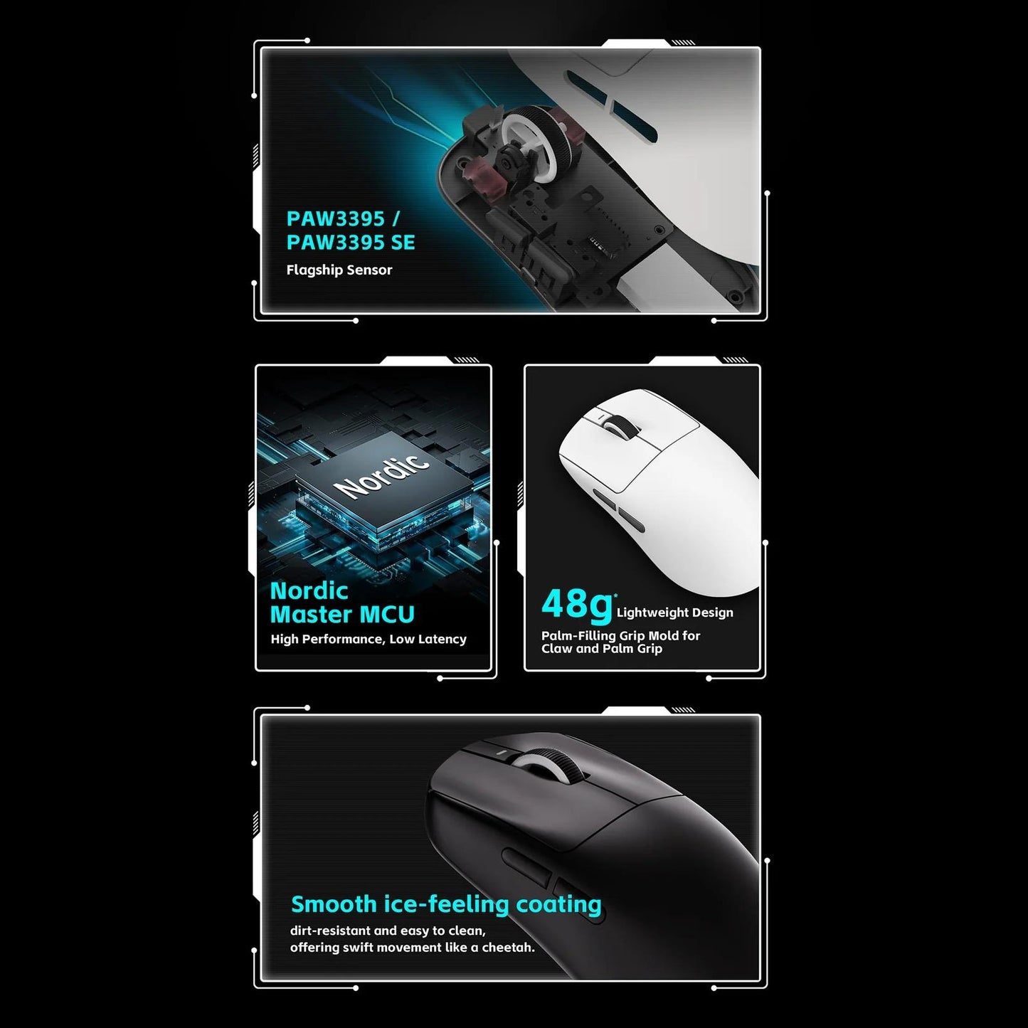 VGN VXE R1 PRO MAX 4K Wireless Light Weight Gaming Mouse