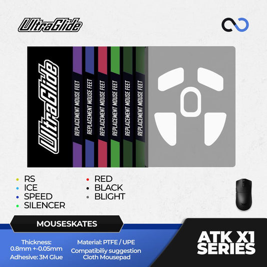 Meow Gaming Gear UltraGlide ATK X1 Series Mouse Feet / Mouse Skate