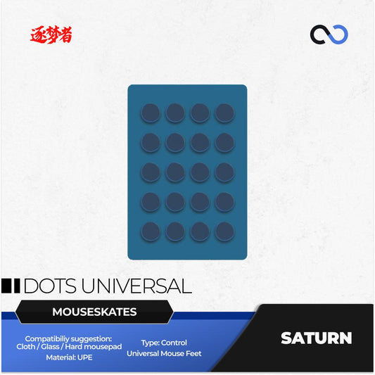 Dream Gamer Saturn Dots Universal Mouse Feet / Mouse Skate UPE (Control)