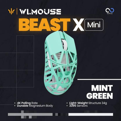 WLMouse Beast X Mini Super Light Magnesium Wireless Gaming Mouse