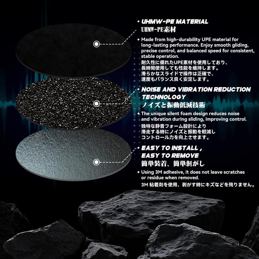 Talongames Sumi Dots Universal Silent Mouse Feet / Mouse Skate UPE (Control)