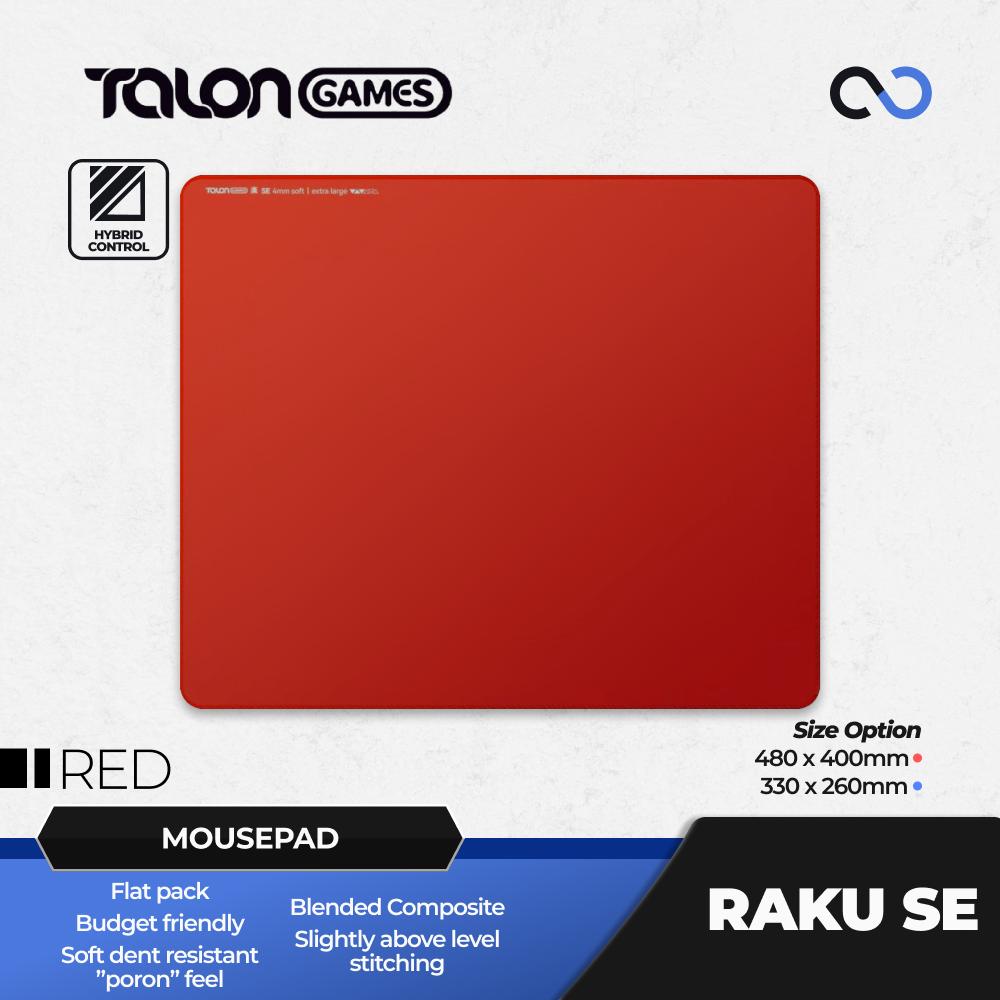 TALONGAMES Raku SE Soft Rubber Base Gaming Mousepad Artisan Zero / QCK Clone (Hybrid-Control)