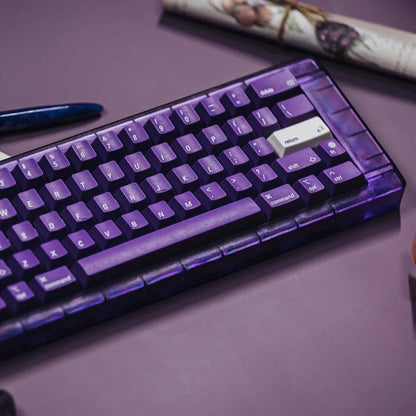 LeleLab Supsup Purple MacOS Keycaps Cherry Profile UV Printed ABS Keycap 138-Keys