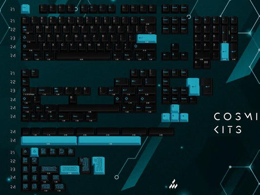 Wuque Studio WS Cosmic Odyssey Keycaps Cherry Profile Doubleshot PBT Keycap 198-Keys