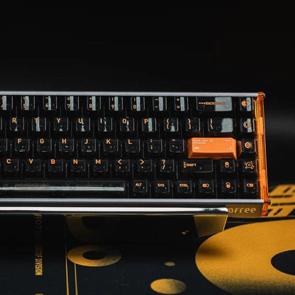 LeleLab x PointWorks SuperX Splinter Transparent Keycaps Cherry Profile UV Printed ABS Keycap 133-Keys