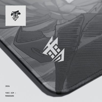 Yuki Aim Monokuro Cloth Limited Edition Poron Base Gaming Mousepad (hybrid-Control)