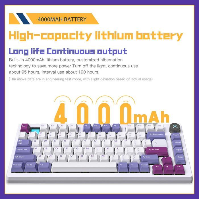 Darmoshark TOP-75 / TOP75 3 Mode Top Mount 75% Mechanical Keyboard