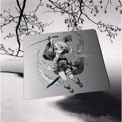Utopia Gaming Black Blade Q Rubber Base Gaming Mousepad Anime (Control) Type-99 Surface