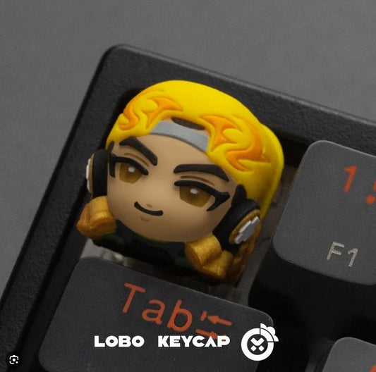 Lobo Raze Valorant Agent Theme Artisan Keycaps Resin Keycap