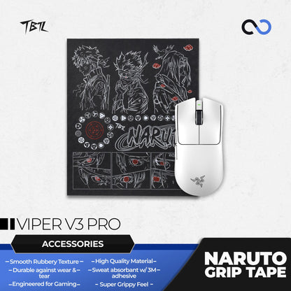 TBTL Naruto Razer Viper V3 Pro Mouse Grip tape / Anti-Slip Tape 0.45mm