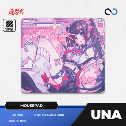 Dream Gamer UNA Poron Base Gaming Mousepad (Hybrid-Control)