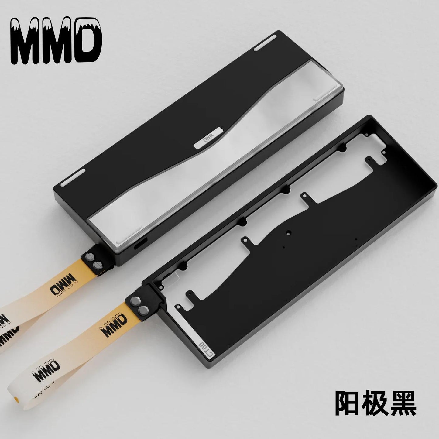 MMD CT60 60% O-Ring / Tray Mount Gaming Keyboard Case DIY for Wooting 60HE / GH60 / Venom60 / AR60 / Mad60 / Win60